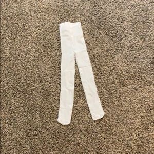 Brand new never worn white tights